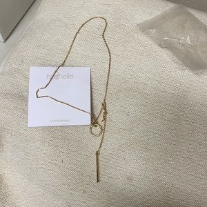 New Long pendant loop necklace